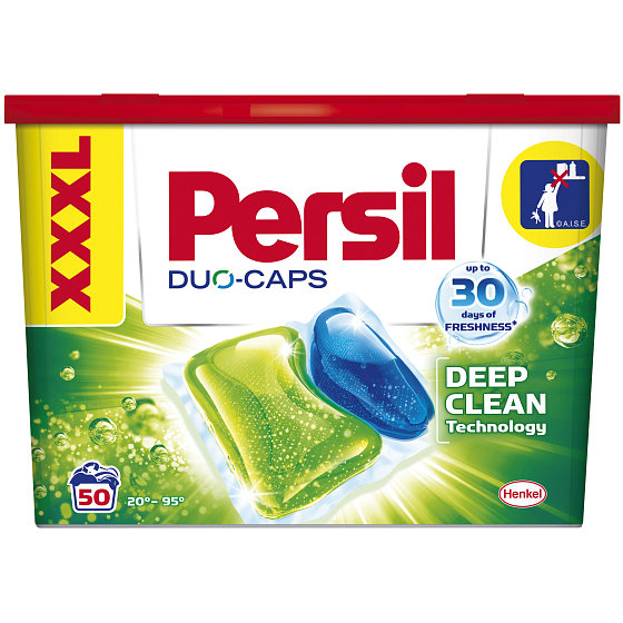 Persil Duo-Caps Regular univerzálny gélové kapsule na pranie biele a stálofarebné prádlo 50 dávok x 23 g