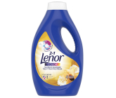 Lenor Color 2v1 Gold Orchid vôňa vanilky, mimózy, ruží a broskýň tekutý prací gél na farebnú bielizeň 18 dávok 990 ml