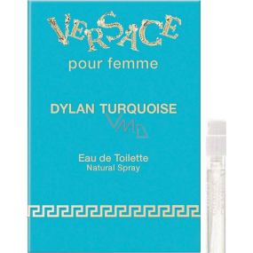 Versace Dylan Turquoise toaletná voda pre ženy 1 ml s rozprašovačom, vialka