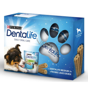 Purina Dentalife doplnkové krmivo, hračka pre psov vianočné balíček 3 x 11,5 g