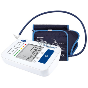 Veroval Compact plne automatický tlakomer, meria krvný tlak a tepovú frekvenciu, upozorní aj na poruchy srdcového rytmu, ukladá výsledky pre dvoch užívateľov, bez krabičky BPU22