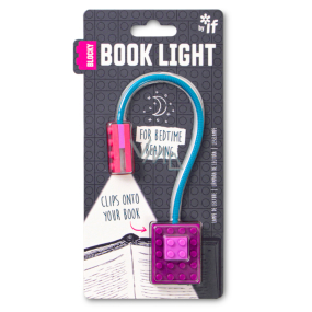 Ak Blocky Book Light Lamp na čítanie kníh fialová 1 kus
