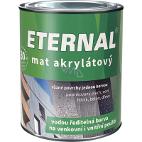 Eternal mat akrylová univerzálna farba na drevo kov betón, 10 palisander, 700 g