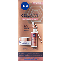 Nivea Cellular Expert Lift 3 zónové sérum, 30 ml + denný krém, 50 ml