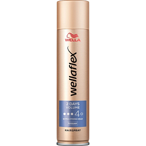 Wellaflex 2 Days Volume lak na vlasy,fixace 4, 400 ml