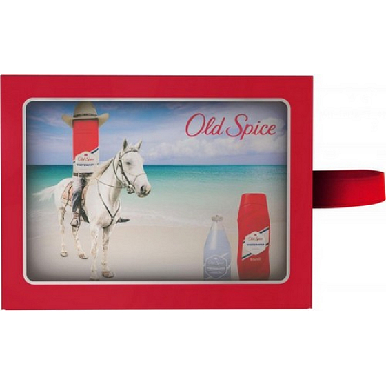 Old Spice White Water dezodorant sprej 150 ml + sprchový gél 250 ml + voda po holení 100 ml, kozmetická sada