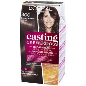Loreal Paris Casting Creme Gloss farba na vlasy 400 tmavý gaštan