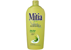 Mitia Aloe & Milk tekuté mydlo náhradná náplň 1 l