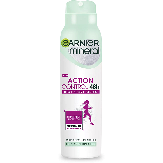 Garnier Mineral Action Control 48h antiperspirant deodorant v spreji pre ženy 150 ml