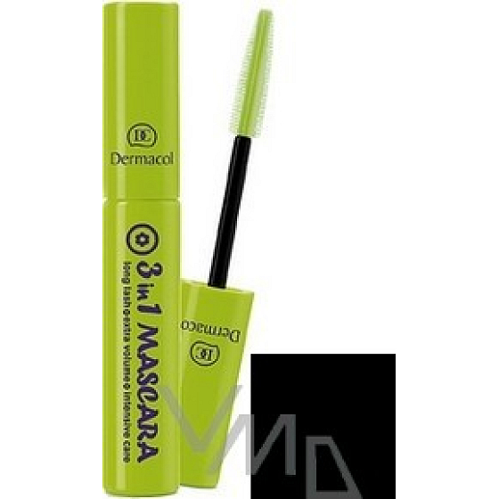 Dermacol 3v1 riasenka odtieň čierna 10 ml