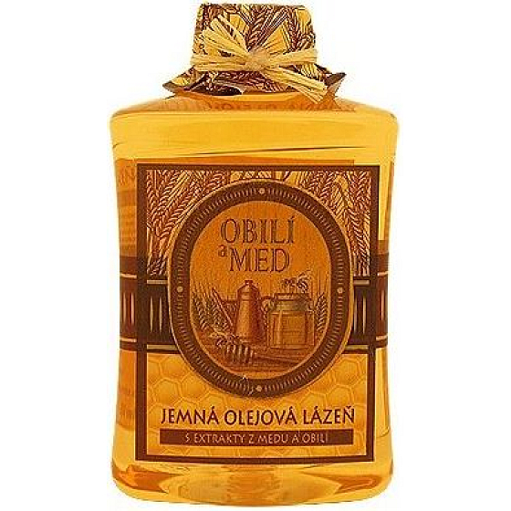 Bohemia Gifts Obilie a med jemná olejový kúpeľ 300 ml