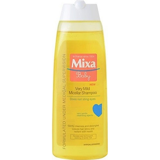 Mixa Baby Very Mild Micellar veľmi jemný micelárny šampón 250 ml