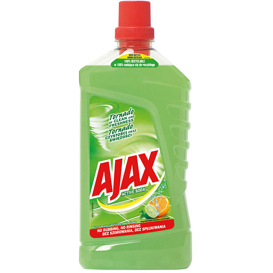 Ajax Active Soda Orange & Lemon univerzálny čistiaci prostriedok 1 l