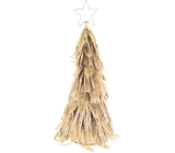 Stromček z abaky prírodný 30 cm