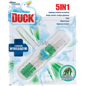 Duck 5v1 Active Eucalyptus Wc závesný čistič s vôňou 41 g