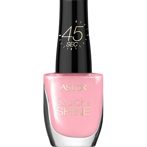 Astor Quick & Shine Nail Polish lak na nechty 205 Blooming Cherry Tree 8 ml