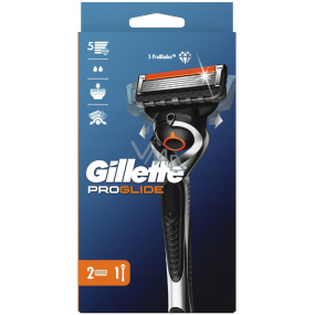 Gillette Fusion ProGlide Flexball holiaci strojček + náhradné hlavice 2 kusy, pre mužov