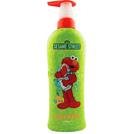 Sesame Street sprchový gél pre deti dávkovač 1 l