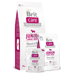 Brit Care Junior Jahňacie + ryža pre šteňatá a mladých psov od 3 mesiacov do 2,5 rokov veľkých plemien nad 25 kg 12 kg