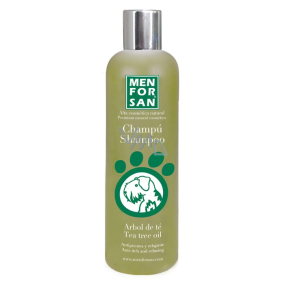 MenForSan Tea Tree olej prírodný šampón proti svrbeniu pre psov 300 ml
