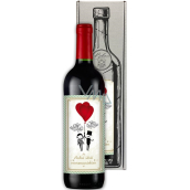 Bohemia Gifts Svadobný darček víno 750 ml