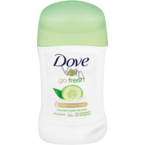 Dove Go Fresh Touch Uhorka & Zelený čaj antiperspirant dezodorant stick pre ženy 40 ml