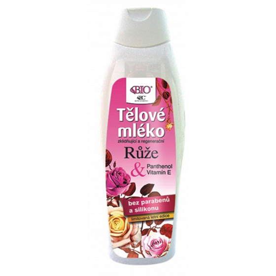 Bion Cosmetics Ruže upokojujúce a regeneračné telové mlieko pre všetky typy pokožky 500 ml