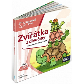 Albi Kúzelné čítanie interaktívna minikniha Zver z divočiny, vek 2+