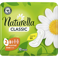 Naturella dámske vložky Classic Standard, 10 ks