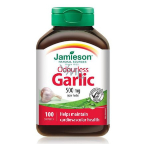Jamieson Cesnak bez zápachu 500 mg, doplnok stravy s rastlinným výťažkom 100 kapslí