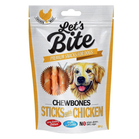 Brit Lets Bite Žuvacie kuracie kláty doplnkové krmivo pre psov 300 g