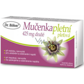 Dr. Bohm Mučenka opletavá 425 mg pri nervovom vypätí upokojuje a uvoľňuje 30 dražé
