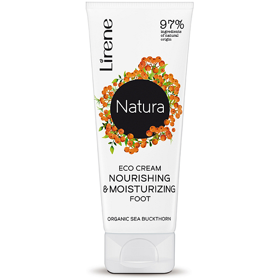 Lirene Natura ECO Regeneračný krém na nohy s rakytníkom 75 ml