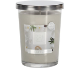 BISPOL Spa Collection Zen Garden - Zenová záhrada vonná sviečka sklo, doba horenia až 68 hodín 340 g