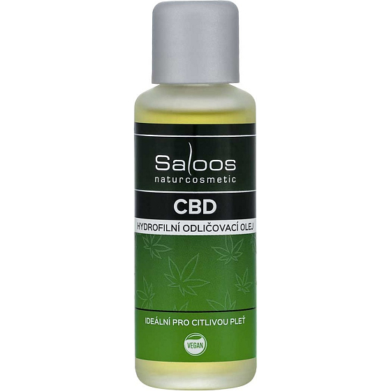 Saloos CBD hydrofilný odličovací olej pre citlivú pleť 50 ml