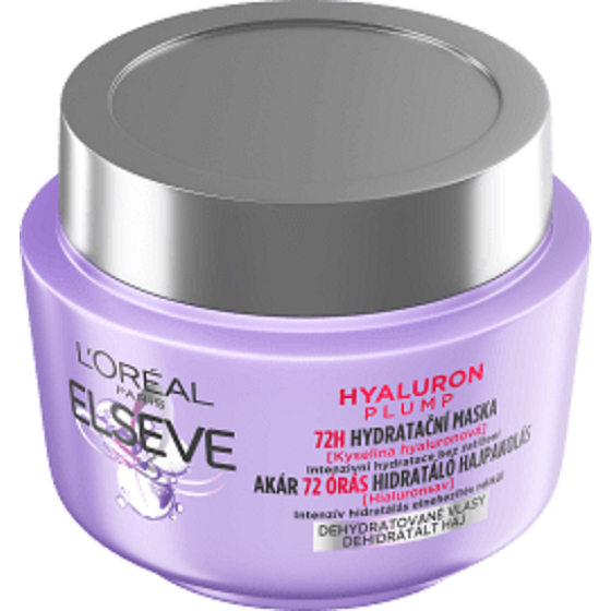 Loreal Paris Elseve Hyaluron Plump 72h hydratačná maska pre dehydrované vlasy 300 ml