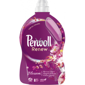 Perwoll Renew Blossom 3v1 tekutý prací gél na všetky druhy bielizne 48 dávok 2,88 l