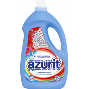 Azurit Tekutý prací prostriedok na farebnú bielizeň 62 dávok 2480 ml