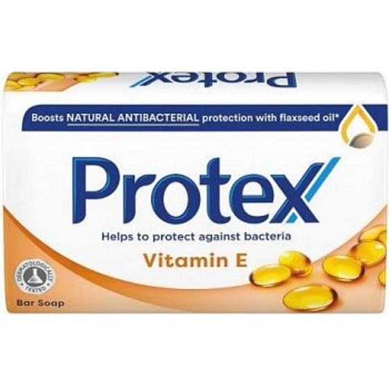 Protex Vitamín E antibakteriálne tuhé toaletné mydlo 90 g 72 ks kartón