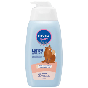 Nivea Baby Soft & light hydratačné telové mlieko 500 ml