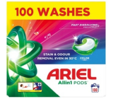 Ariel All in 1 Pods Color gelové polštářky na barevné prádlo 100 kusů