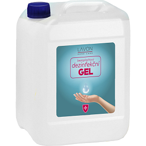 LAVON dezinfekčný gél bez oplachovania, 5 l