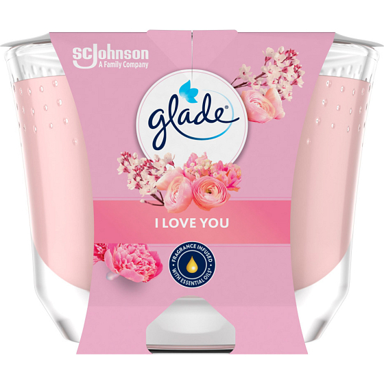 Glade sviečka voňavá Maxi I Love You, 204 g