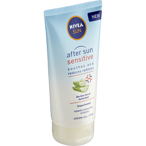 Nivea Sun After Sun Sensitiv upokojujúci gélový krém po opaľovaní, 175 ml