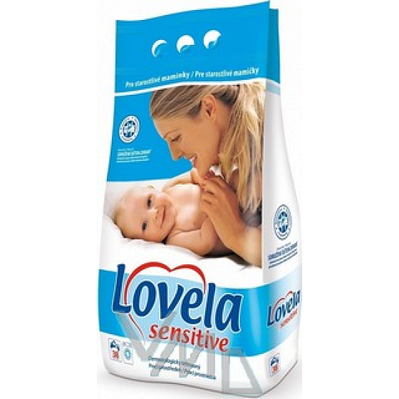 Lovela Sensitive prací prášok pre deti 5,4 kg + 50% navyše = 8,1 kg
