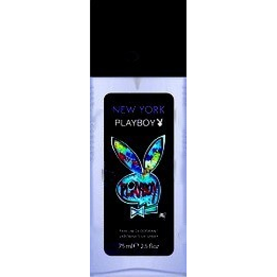 Playboy New York parfumovaný deodorant sklo pre mužov 75 ml