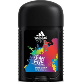 Adidas Team Five antiperspirant dezodorant stick pre mužov 51 g