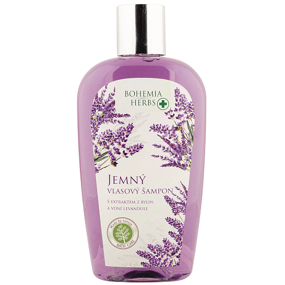 Bohemia Gifts Levanduľa jemný vlasový šampón pre všetky typy vlasov 250 ml