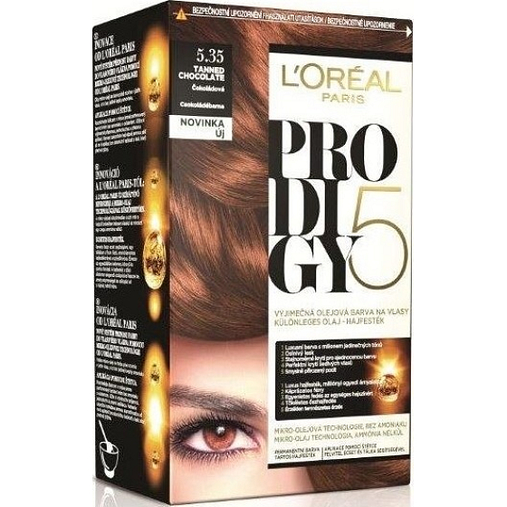 Loreal Paris Prodigy 5 farba na vlasy 5.35 čokoládová