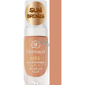 Dermacol Sheer Face Illuminator skrášľujúce fluid Sun Bronze 15 ml